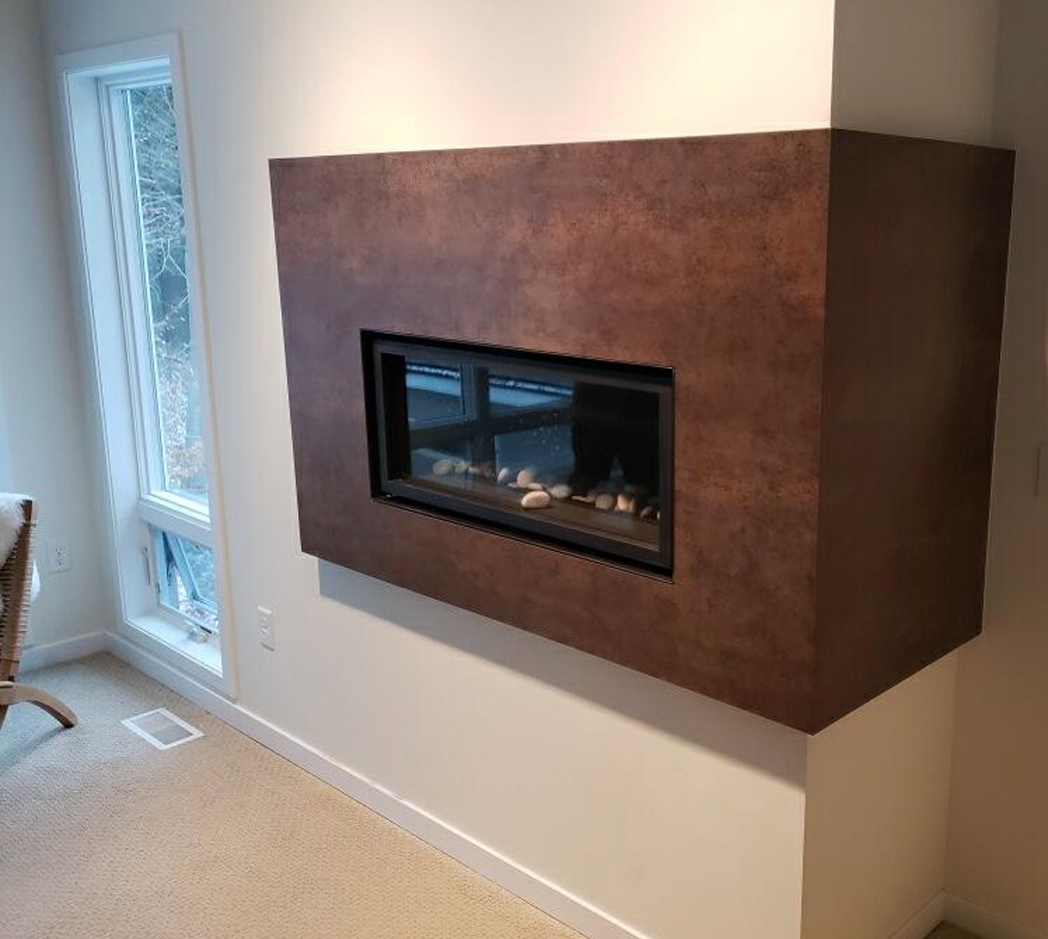 NeoLith Master Bedroom Fireplace Surround